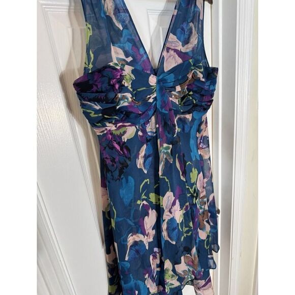 Fairy Donna Ricco Dress 12 Floral Spring Empire Waist Romantic Feminine Chic - Picture 2 of 10